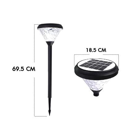ไฟทางเดิน SOLAR RIN 216422009 1 วัตต์ WARMWHITE สีดำ_3