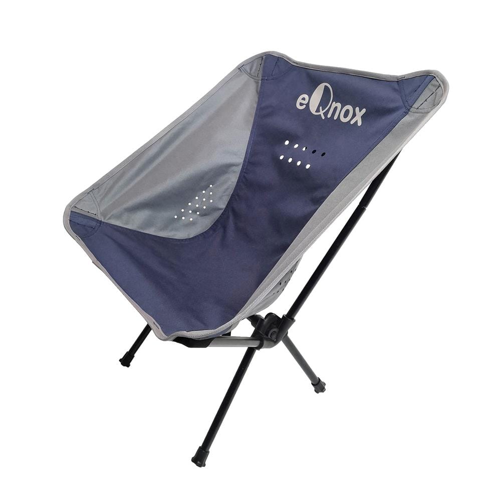 เก้าอี้สนาม EQNOX MOON CHAIR สีน้ำเงิน/เทา