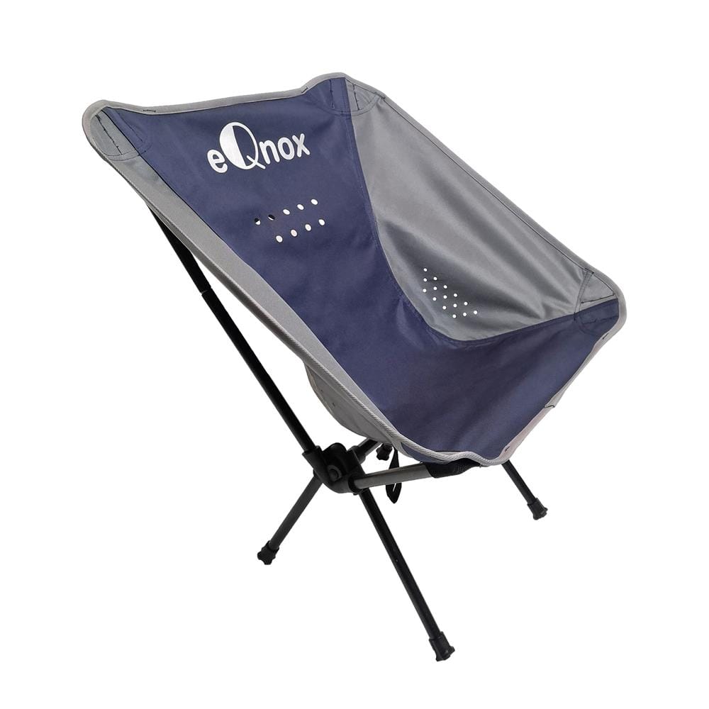 เก้าอี้สนาม EQNOX MOON CHAIR สีน้ำเงิน/เทา