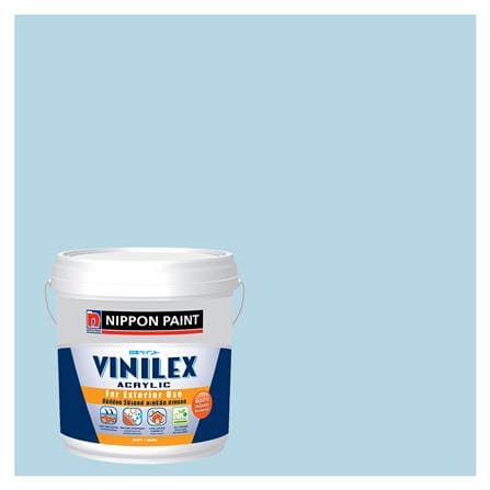 สีน้ำทาภายนอก NIPPON PAINT VINILEX ACRYLIC #NPBGG1565P สี SMOOTH SAILING ด้าน 2.5 แกลลอน_0