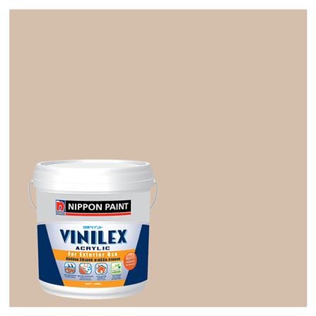 สีน้ำทาภายนอก NIPPON PAINT VINILEX ACRYLIC NPN1860P สี LIGHT MCINTOSH ด้าน 2.5 แกลลอน_0