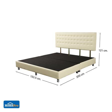 ฐานรองหัวเตียง 5 ฟุต HOME LIVING STYLE MUNICH สีครีม_7