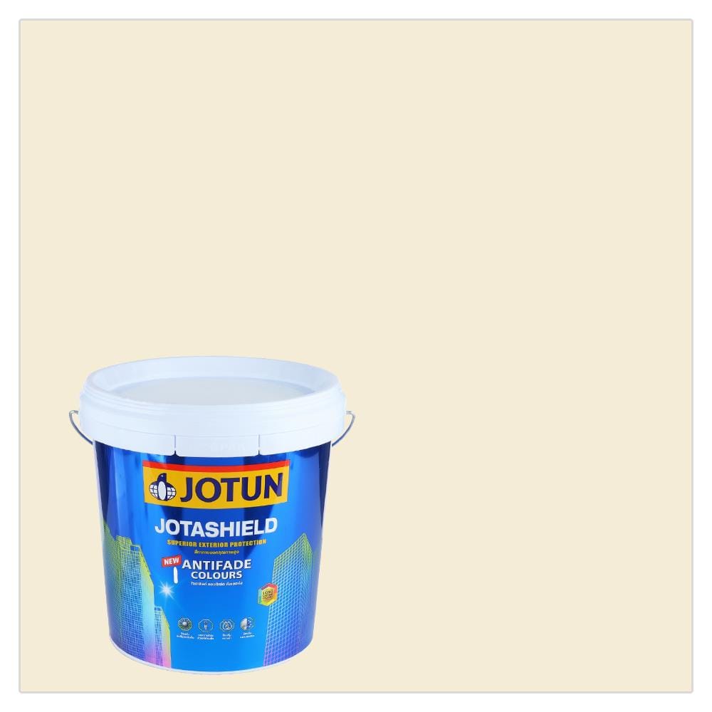 สีน้ำทาภายนอก JOTUN JOTASHIELD ANTIFADE COLOURS 1334 สี PURE BARLEY กึ่งเงา 2.5 แกลลอน