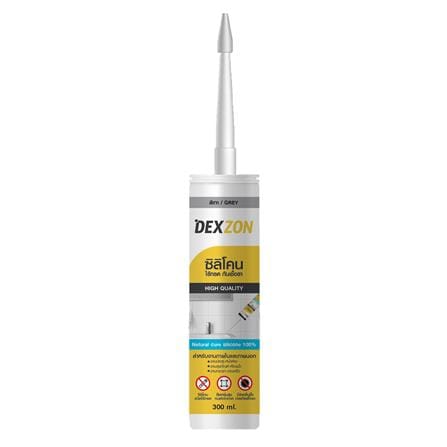 ซิลิโคนไร้กรดกันเชื้อรา DEXZON 300 มล. สีเทา_0