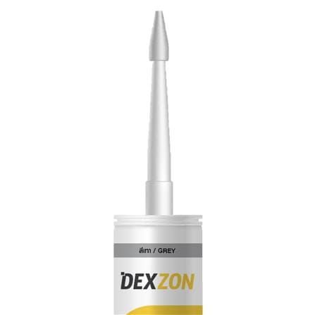 ซิลิโคนไร้กรดกันเชื้อรา DEXZON 300 มล. สีเทา_1