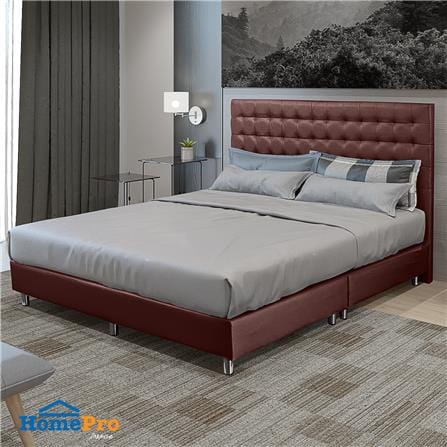 ฐานรองหัวเตียง 5 ฟุต HOME LIVING STYLE BERLIN สีน้ำตาลอ่อน_4