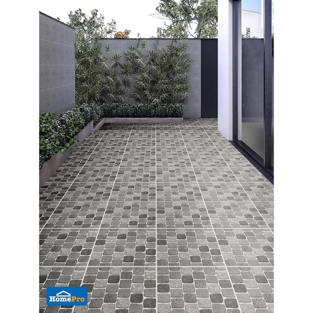 กระเบื้องพื้นพอร์ซเลน 30x30 ซม. COTTO คาวาร่า เทา PM