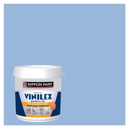 สีน้ำทาภายนอก NIPPON PAINT VINILEX ACRYLIC #NPPB1517P สี MEMORIES ด้าน 2.5 แกลลอน_0