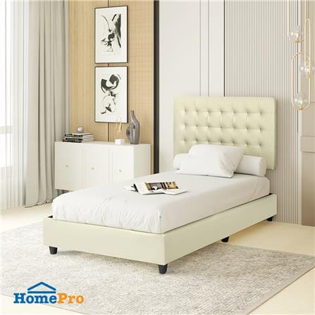 ฐานรองหัวเตียง 3.5 ฟุต HOME LIVING STYLE MUNICH สีครีม_4