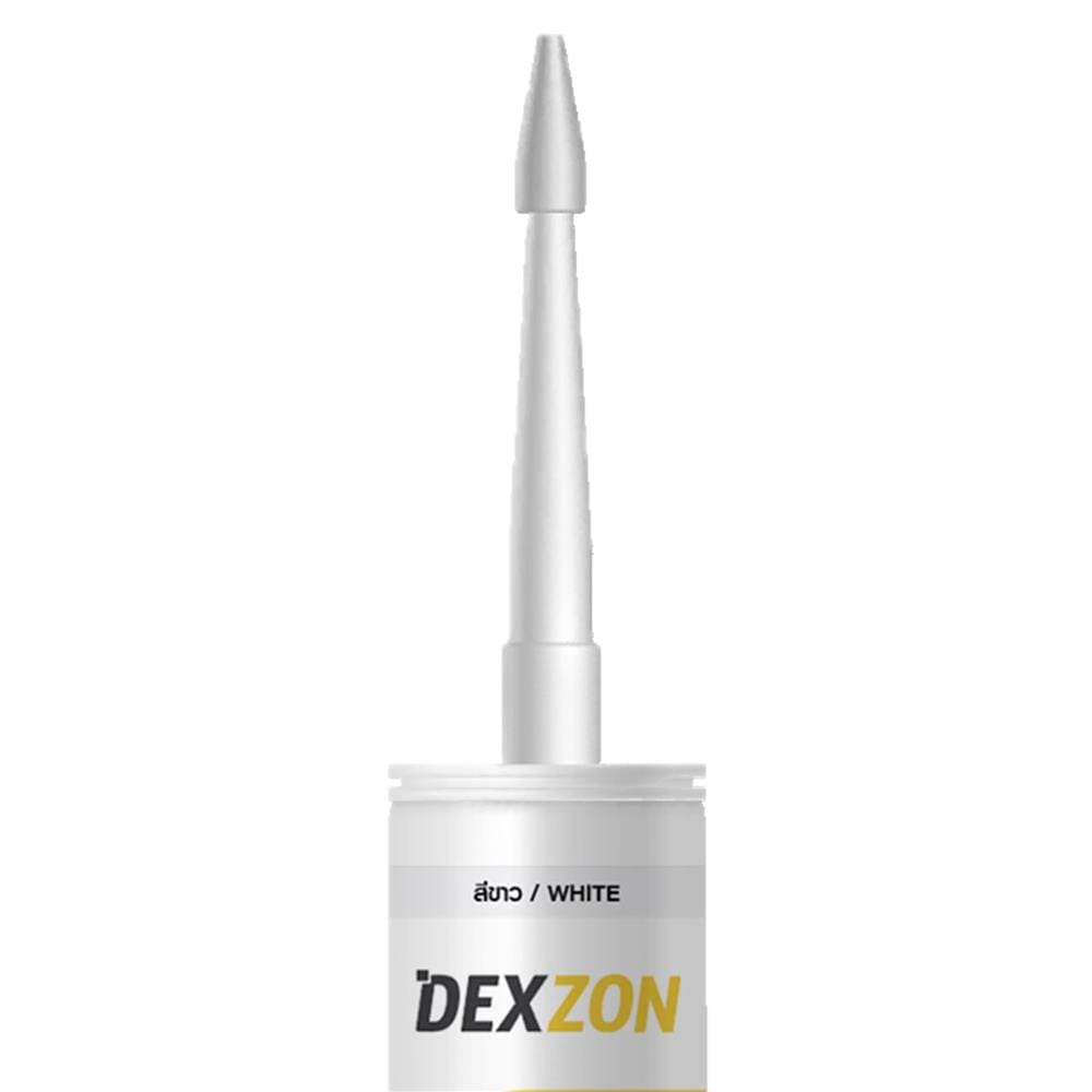 ซิลิโคนไร้กรดกันเชื้อรา DEXZON 300 มล. สีขาว
