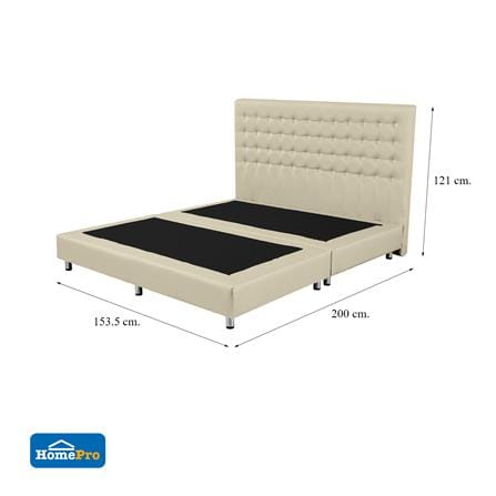 ฐานรองหัวเตียง 5 ฟุต HOME LIVING STYLE BERLIN สีครีม_6