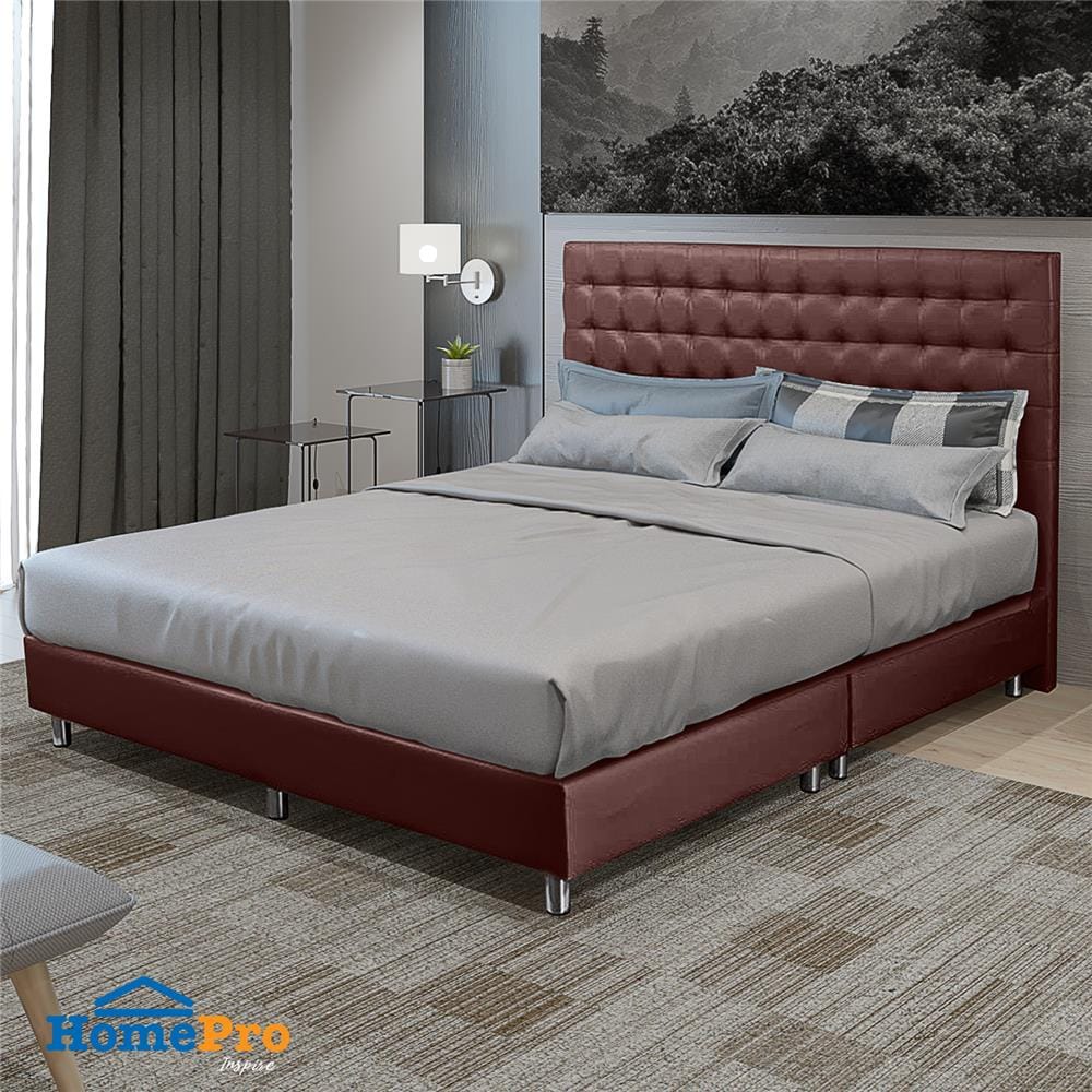 ฐานรองหัวเตียง 6 ฟุต HOME LIVING STYLE BERLIN สีน้ำตาลอ่อน