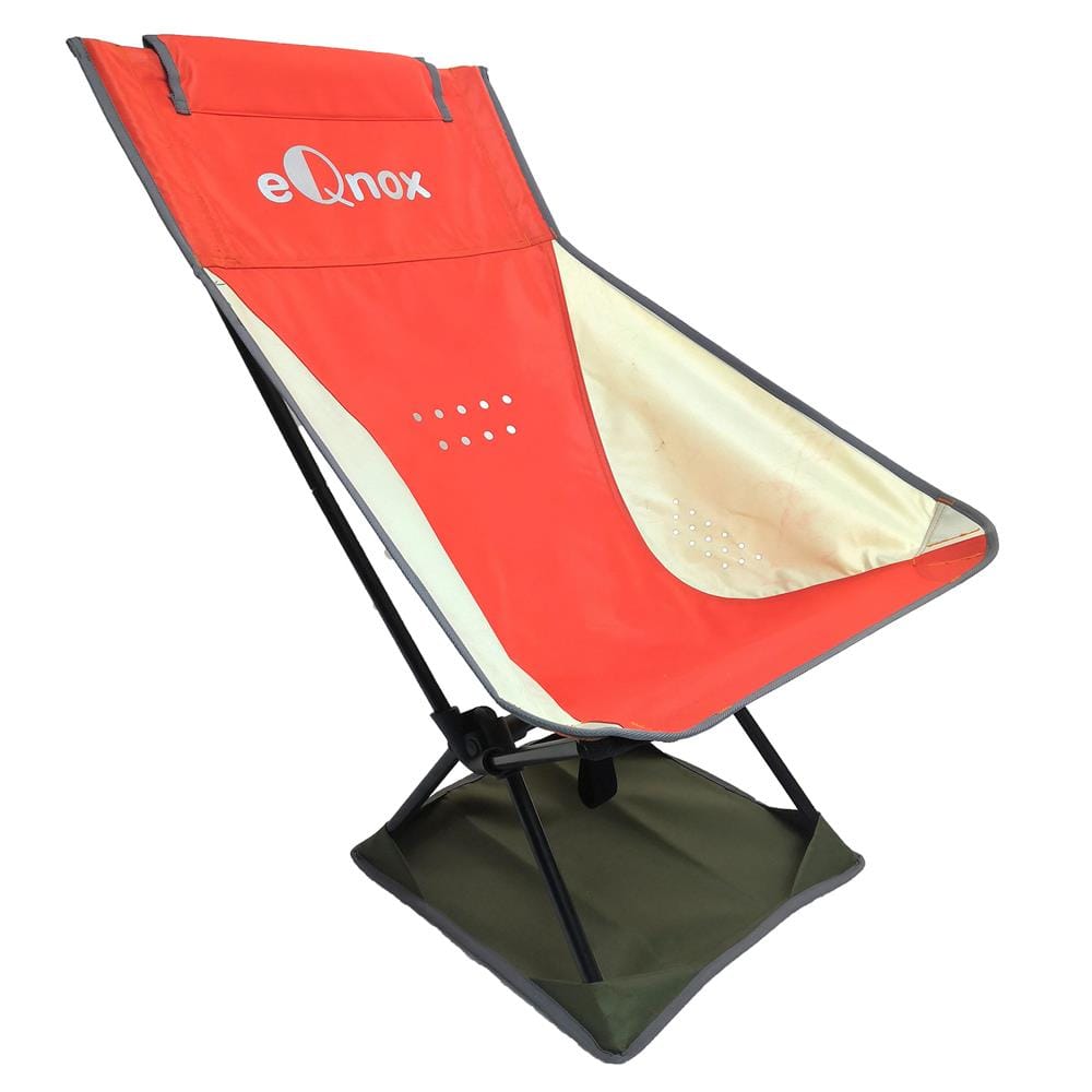 เก้าอี้สนาม EQNOX MOON CHAIR XL สีส้ม/เทา