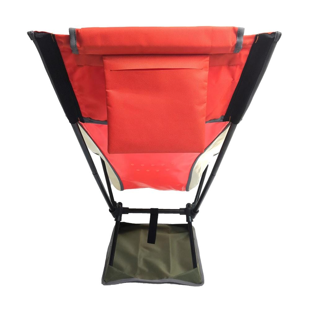 เก้าอี้สนาม EQNOX MOON CHAIR XL สีส้ม/เทา