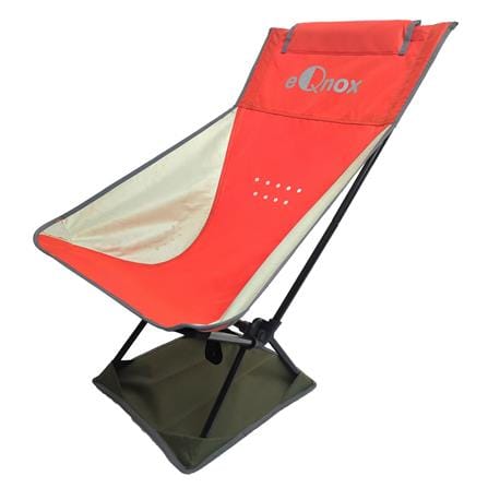 เก้าอี้สนาม EQNOX MOON CHAIR XL สีส้ม/เทา_0