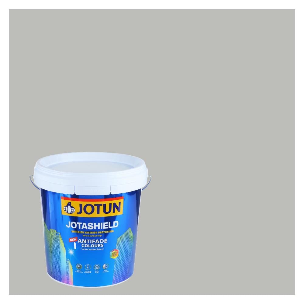 สีน้ำทาภายนอก JOTUN JOTASHIELD ANTIFADE COLOURS 9911 สี PLATINUM กึ่งเงา 2.5 แกลลอน