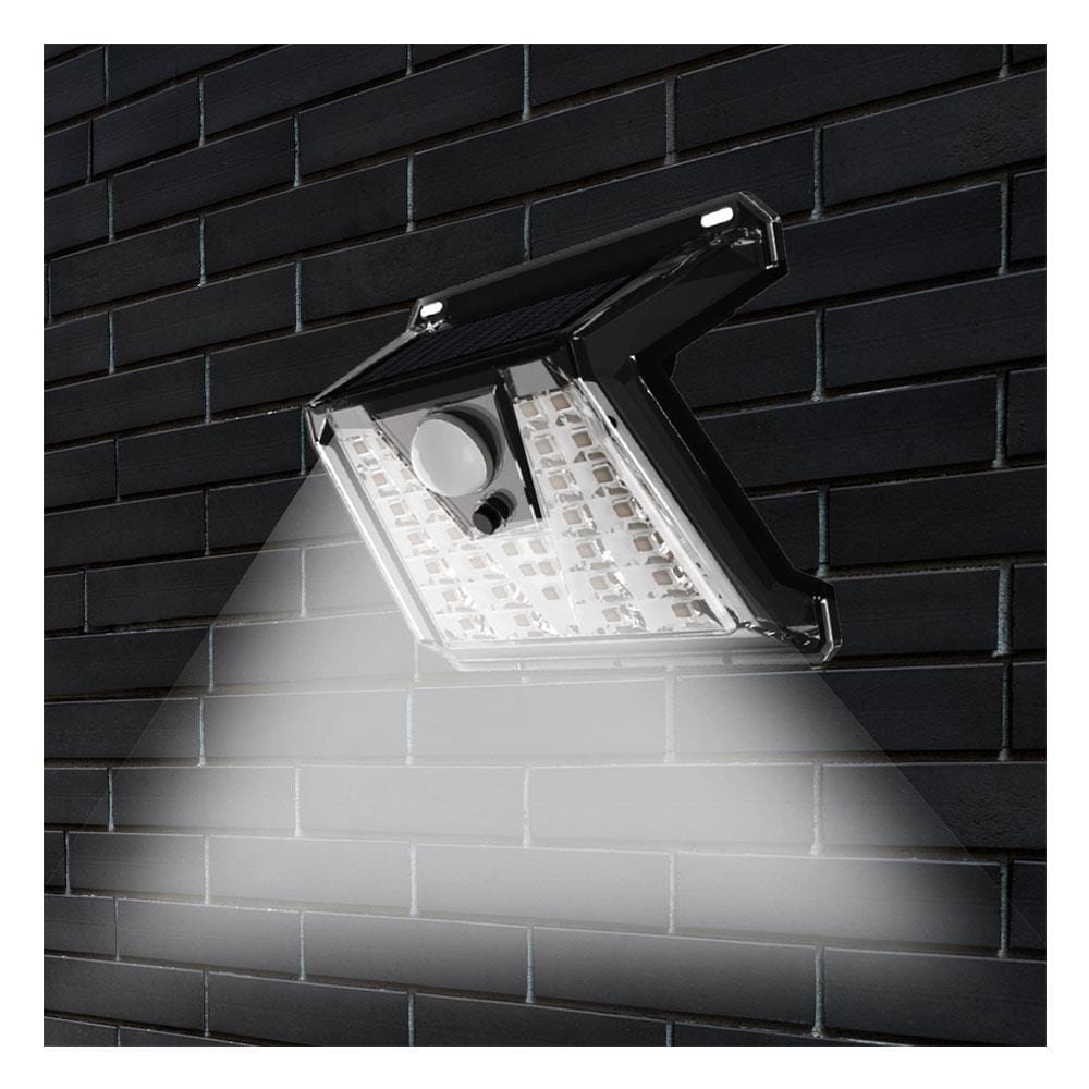 ไฟผนังภายนอก SOLAR SHINING S-WLL07B-SL 2.5 วัตต์ DAYLIGHT สีดำ