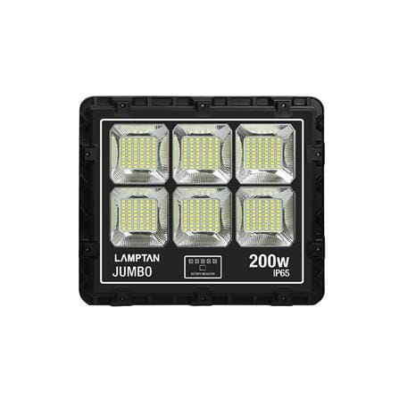 ไฟสปอตไลท์ SOLAR LAMPTAN FLOOD 200 วัตต์ DAYLIGHT สีดำ_1