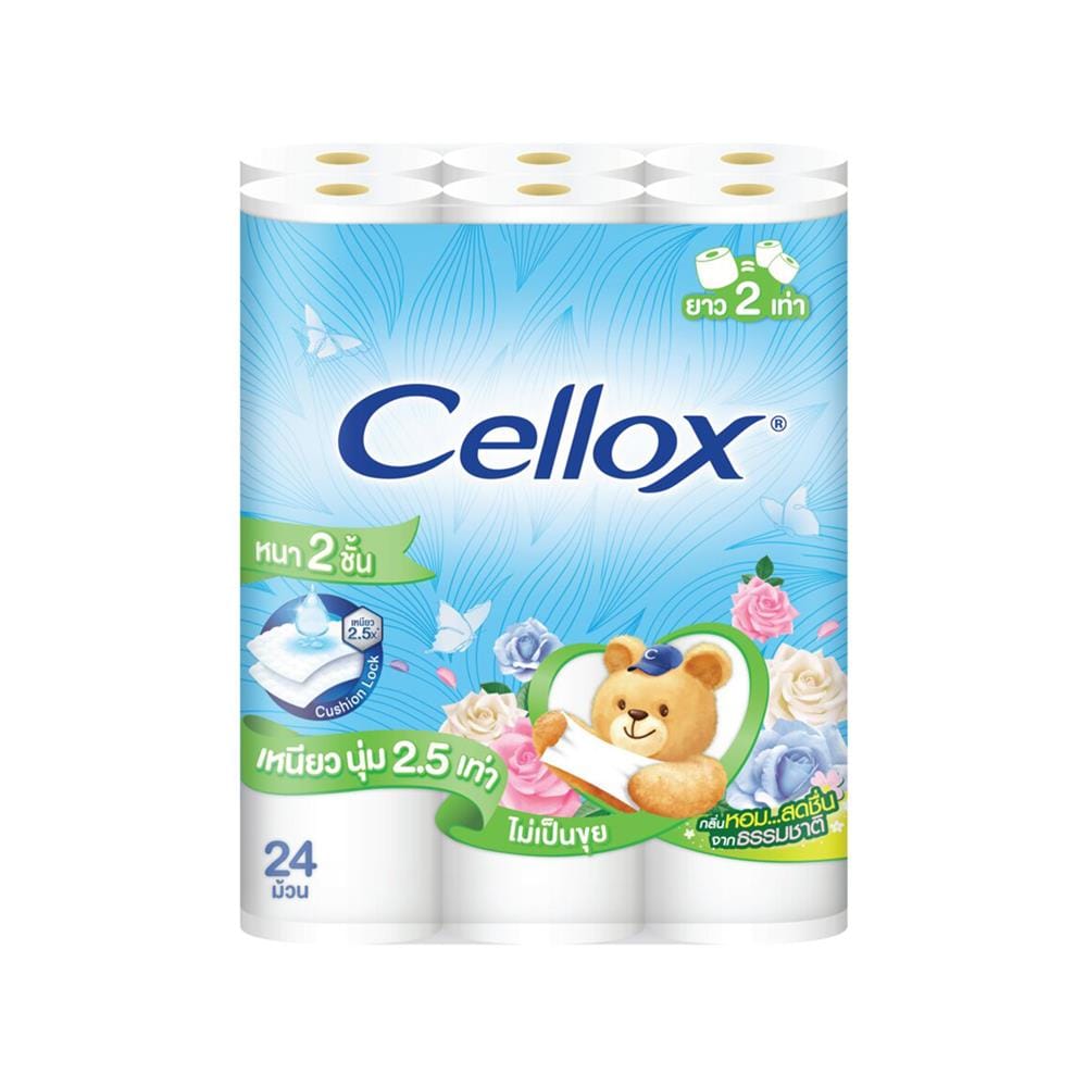 กระดาษชำระ CELLOX BOTANIS (แพ็ก 24 ม้วน)