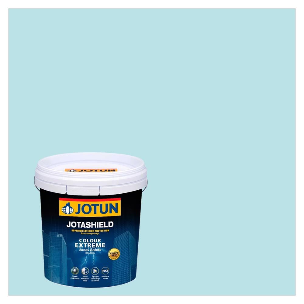 สีน้ำทาภายนอก JOTUN JOTASHIELD COLOUR EXTREME 5136 สี ICE TURQUOISE เนียน 2 แกลลอน
