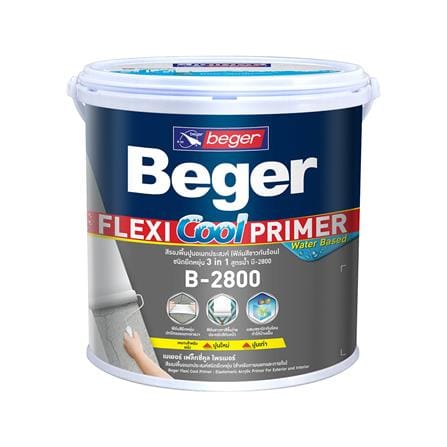 สีรองพื้นปูนอเนกประสงค์ BEGER FLEXI COOL PRIMER 4 กก._0