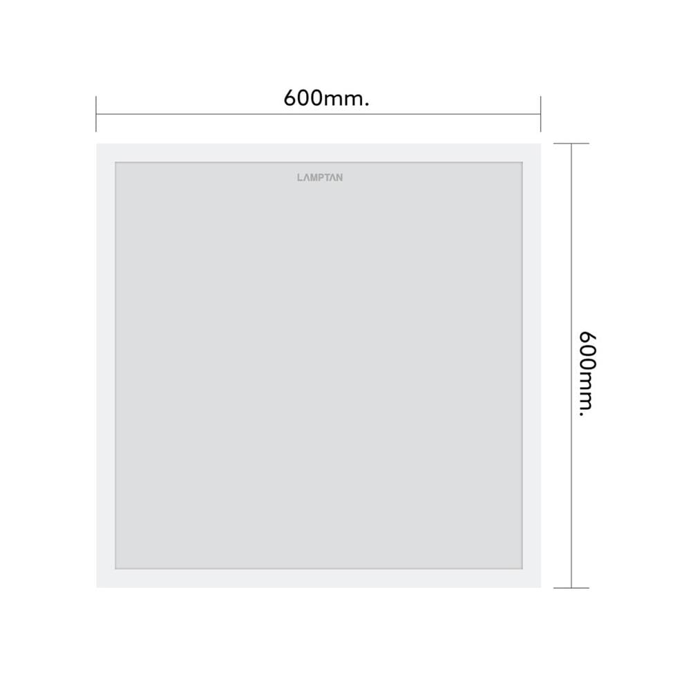 โคมติดลอย LED LAMPTAN PANEL2 42 วัตต์ DAYLIGHT COOLWHITE COOLDAYLIGHT  60x60 ซม.