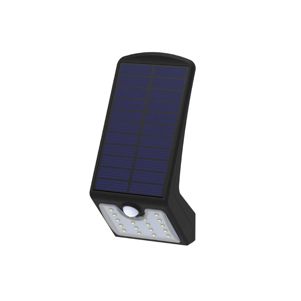 ไฟผนังภายนอก SOLAR SHINING S-WLL04B-SL 4 วัตต์ DAYLIGHT/WARMWHITE สีดำ