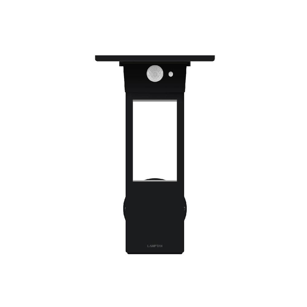ไฟผนังภายนอก SOLAR LAMPTAN SIMPLY SHADE 8 วัตต์ WARMWHITE สีดำ