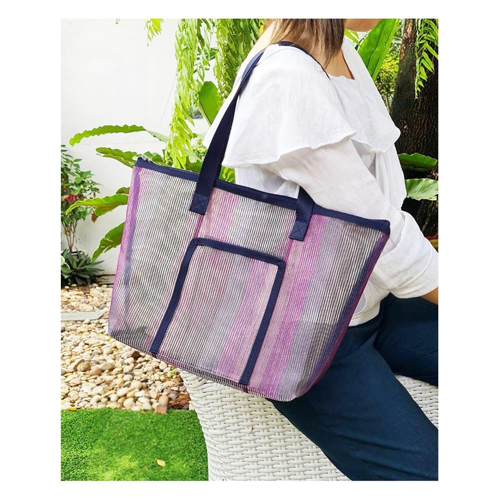 กระเป๋าอเนกประสงค์ PLIM STRIPE สีม่วง