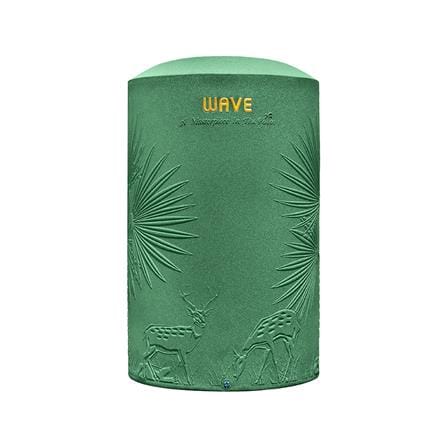 ถังเก็บน้ำ WAVE THE PALM 2000 ลิตร สีเขียวทหาร