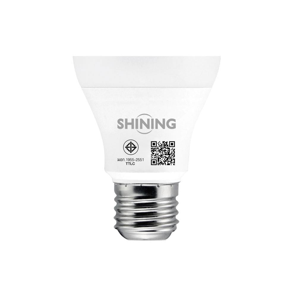 หลอด LED SHINING A60 9 วัตต์ DAYLIGHT E27 แพ็ก 4 ชิ้น