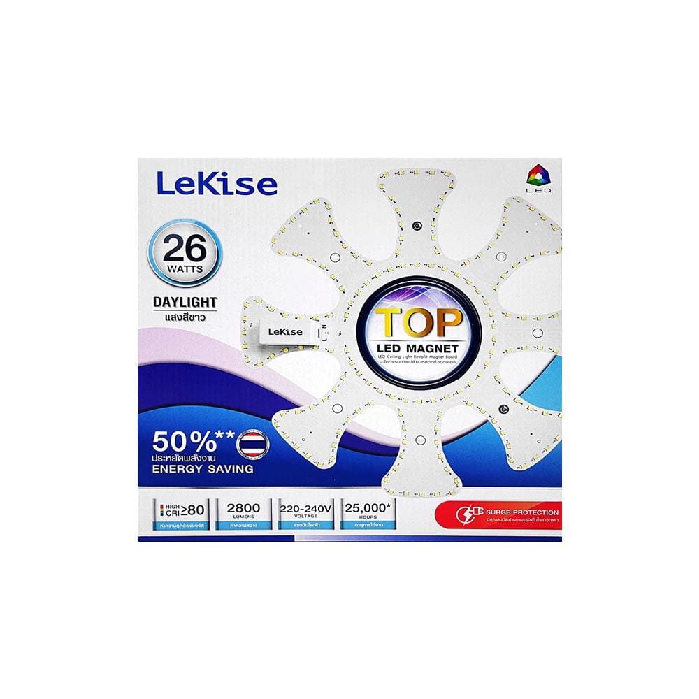 หลอด LED LEKISE MAGNET TOP 26 วัตต์ DAYLIGHT