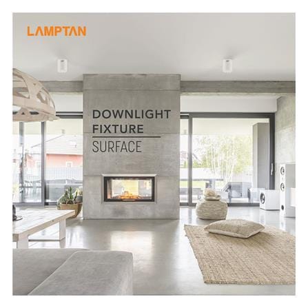 ดาวน์ไลท์ LAMPTAN SURFACE 4 นิ้ว สีขาว กลม_3