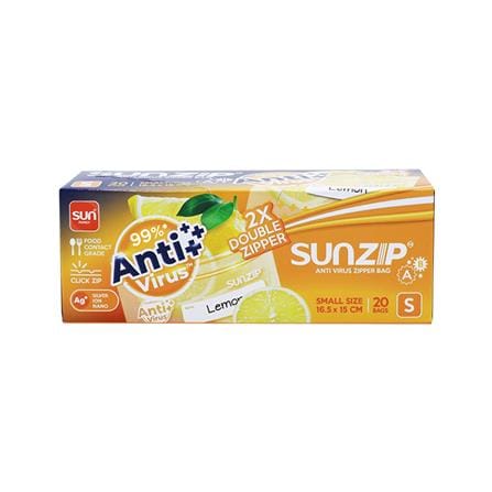 ถุงซิป SUNZIP ANTI VIRUS S 16.5 ซม.x15 ซม._2