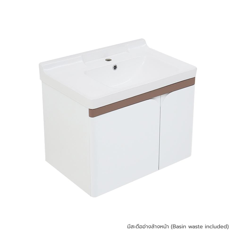 อ่างล้างหน้าเคาน์เตอร์ MOYA VC-2102B สีขาว
