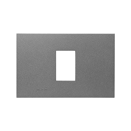 หน้ากาก 1 ช่อง HACO W1931-MSB QX สี MATT GREY