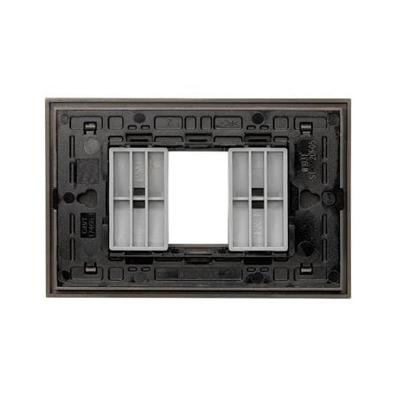 หน้ากาก 1 ช่อง HACO W1931-ST QX สี MATT BLACK_3