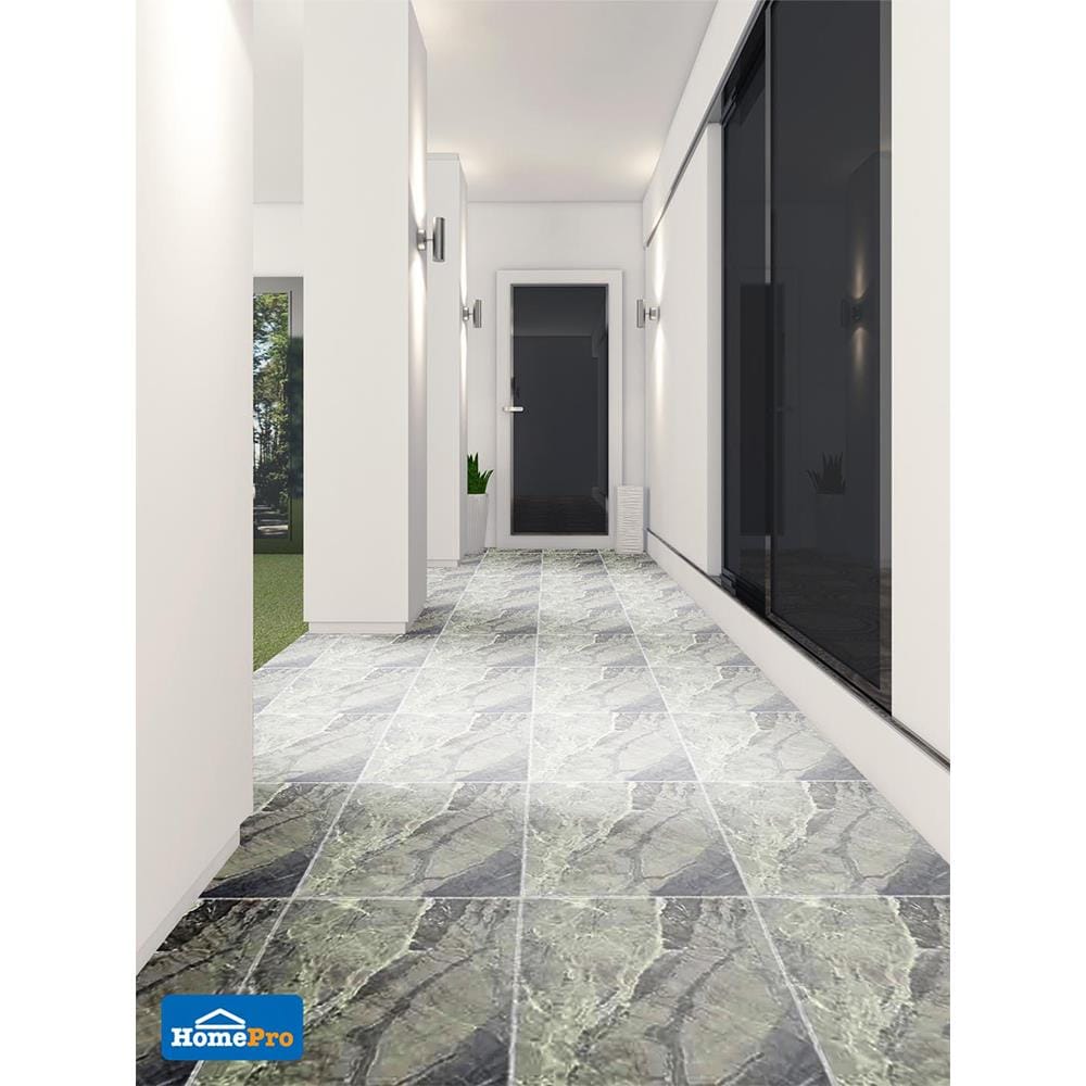 กระเบื้องพื้น 16x16 นิ้ว DURAGRES ร็อกแซน เทา A 0.96M2