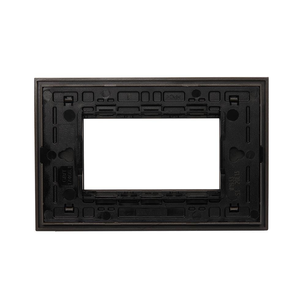 หน้ากาก 3 ช่อง HACO W1933-ST QX สี MATT BLACK