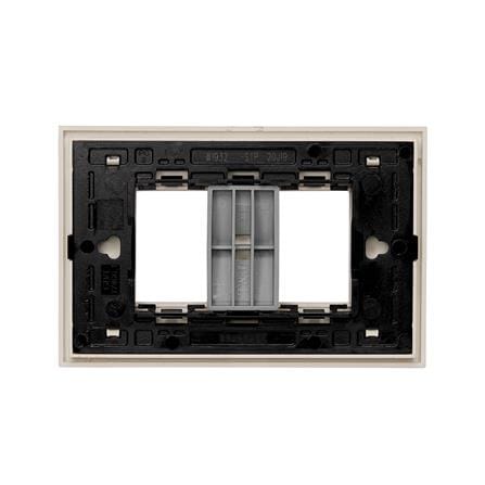 หน้ากาก 2 ช่อง HACO W1932-STP QX สี TAUPE_3