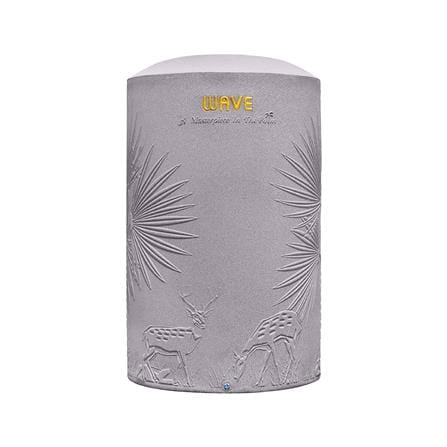 ถังเก็บน้ำ WAVE THE PALM 2000 ลิตร สีเทาแดง