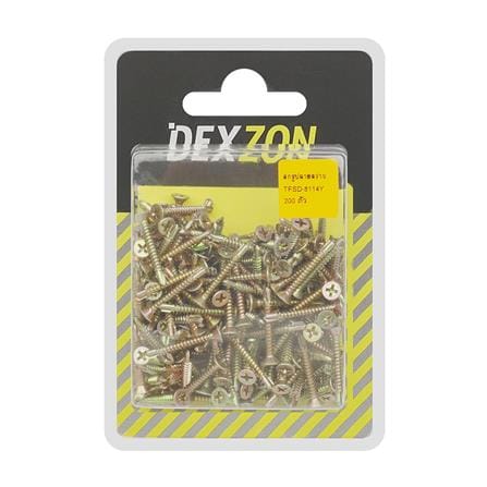สกรูปลายสว่าน TF DEXZON 8X1-1/4 นิ้ว แพ็ก 200 ชิ้น_2