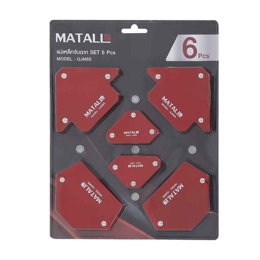ชุดแม่เหล็กจับฉาก MATALL QJM6S แพ็ก 6 ชิ้น