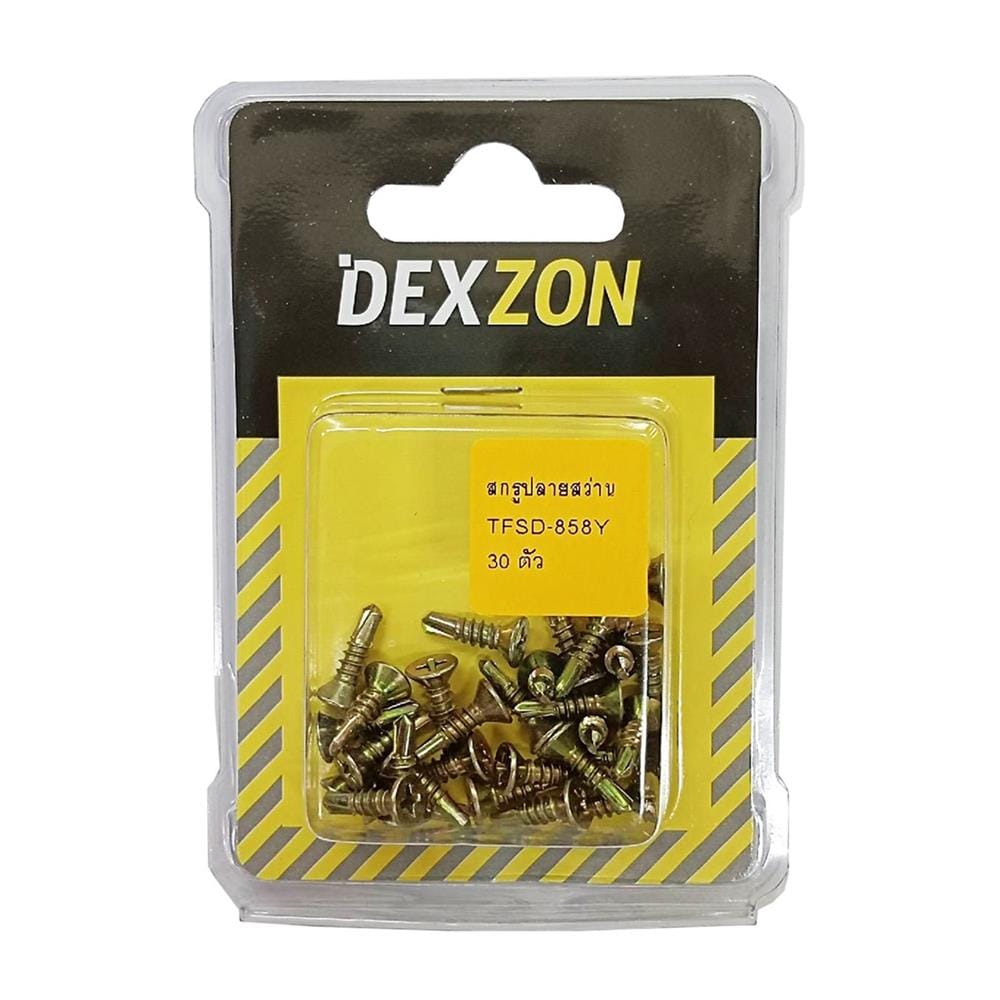 สกรูปลายสว่าน DEXZON TF 8x5/8 นิ้ว (แพ็ก 30 ชิ้น)