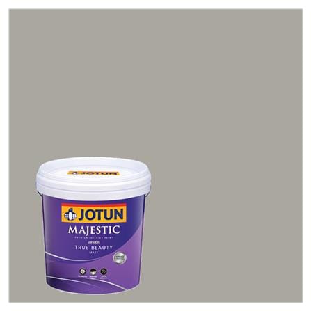 สีน้ำทาภายใน ชนิดด้าน JOTUN MAJESTIC TRUE BEAUTY BASE A 1032 สี IRON GREY 9 ลิตร_0
