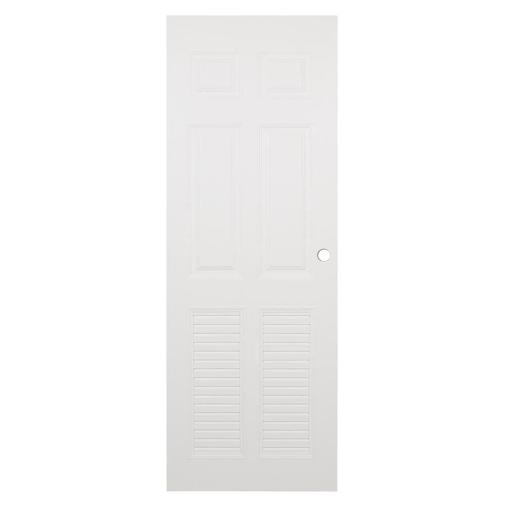 ประตูภายใน UPVC MODERNWOOD REVO MLIR003 70X200 ซม. สีขาว เจาะลูกบิด