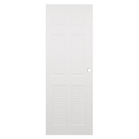 ประตูภายใน UPVC MODERNWOOD REVO MLIR003 70X200 ซม. สีขาว เจาะลูกบิด