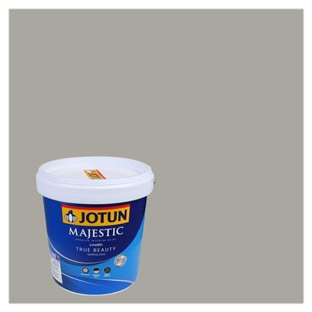 สีน้ำทาภายใน ชนิดกึ่งเงา JOTUN MAJESTIC TRUE BEAUTY BASE A 1032 สี IRON GREY 9 ลิตร_0