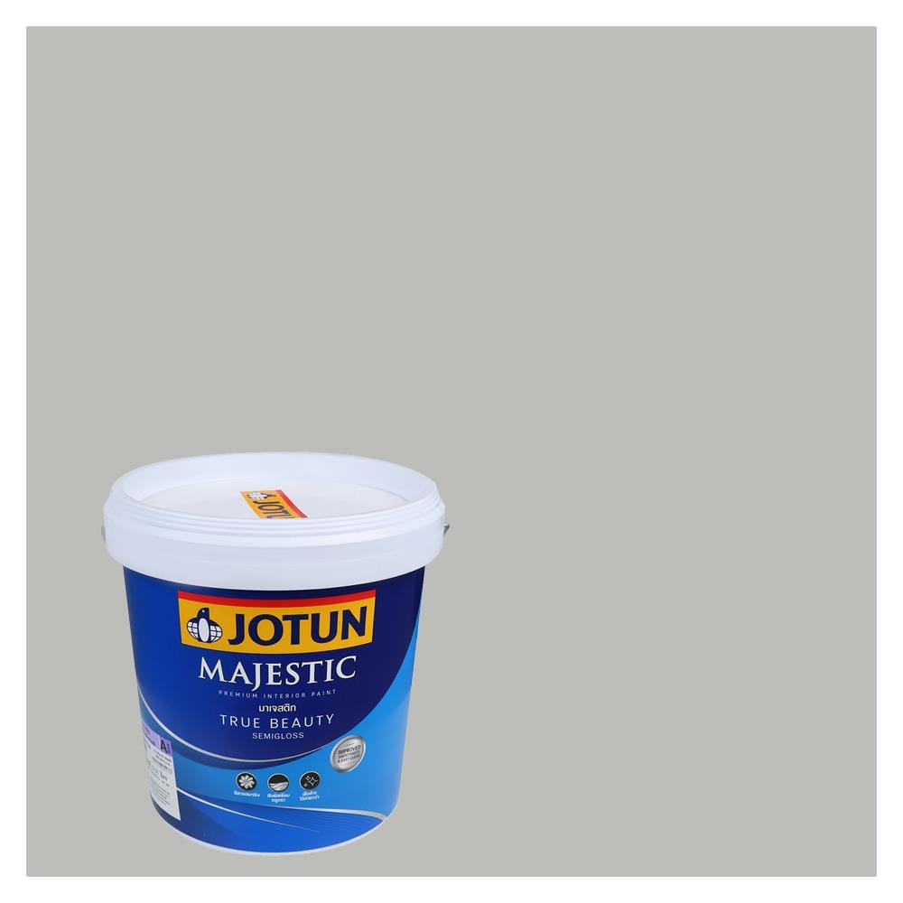 สีน้ำทาภายใน ชนิดกึ่งเงา JOTUN MAJESTIC TRUE BEAUTY BASE A 9911 สี PLATINUM 9 ลิตร