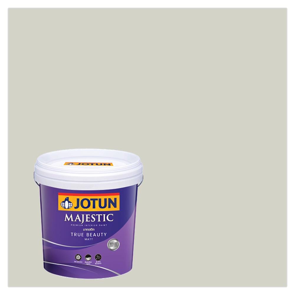 สีน้ำทาภายใน ชนิดด้าน JOTUN MAJESTIC TRUE BEAUTY BASE A 1391 สี BARE 9 ลิตร